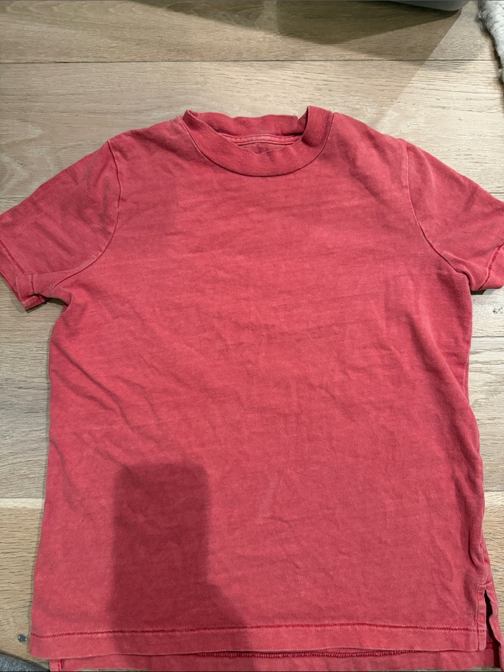 Madewell Men's Short Sleeve Crewneck Tee - Coral Red